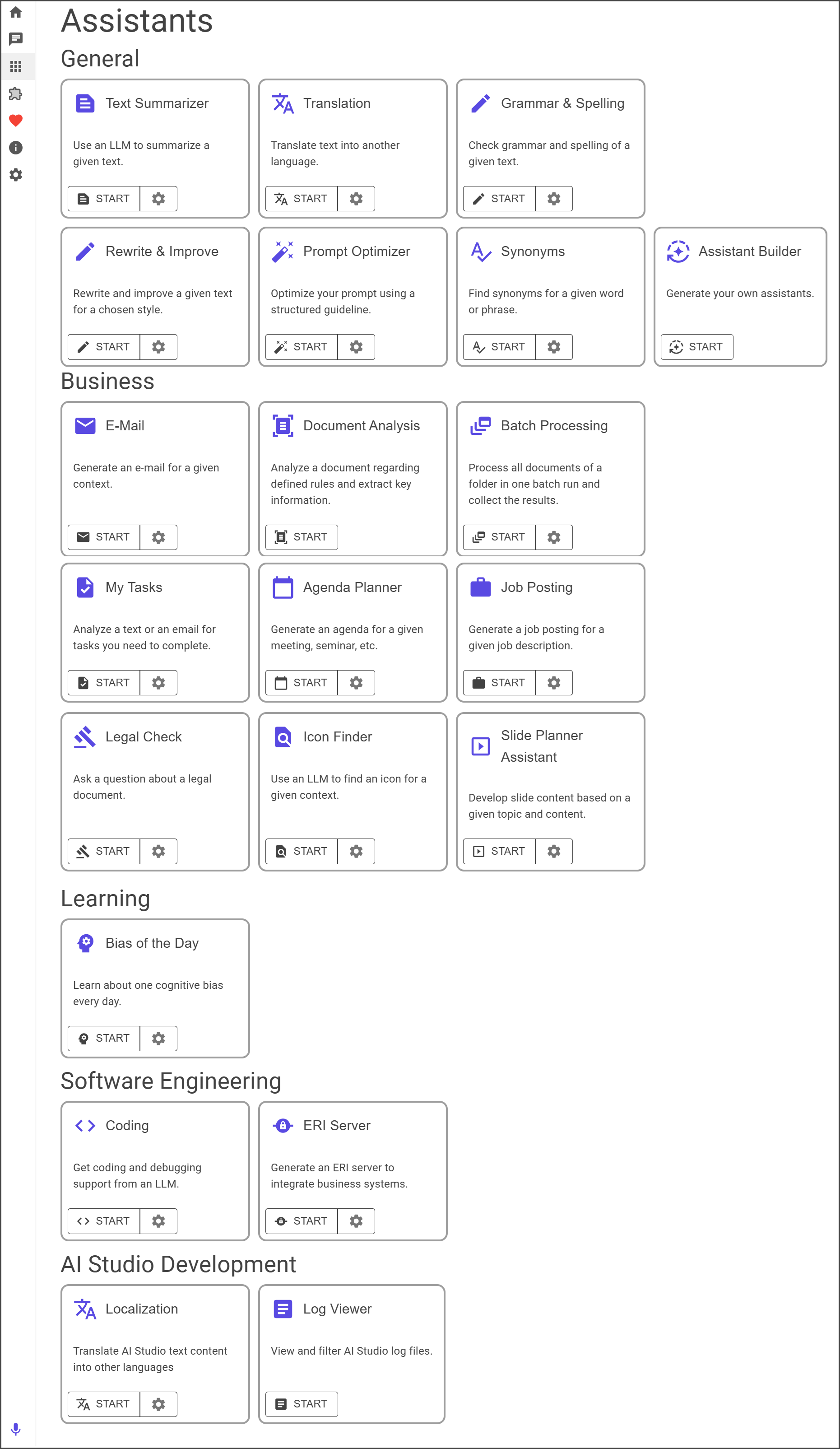 MindWork AI Studio - Assistants