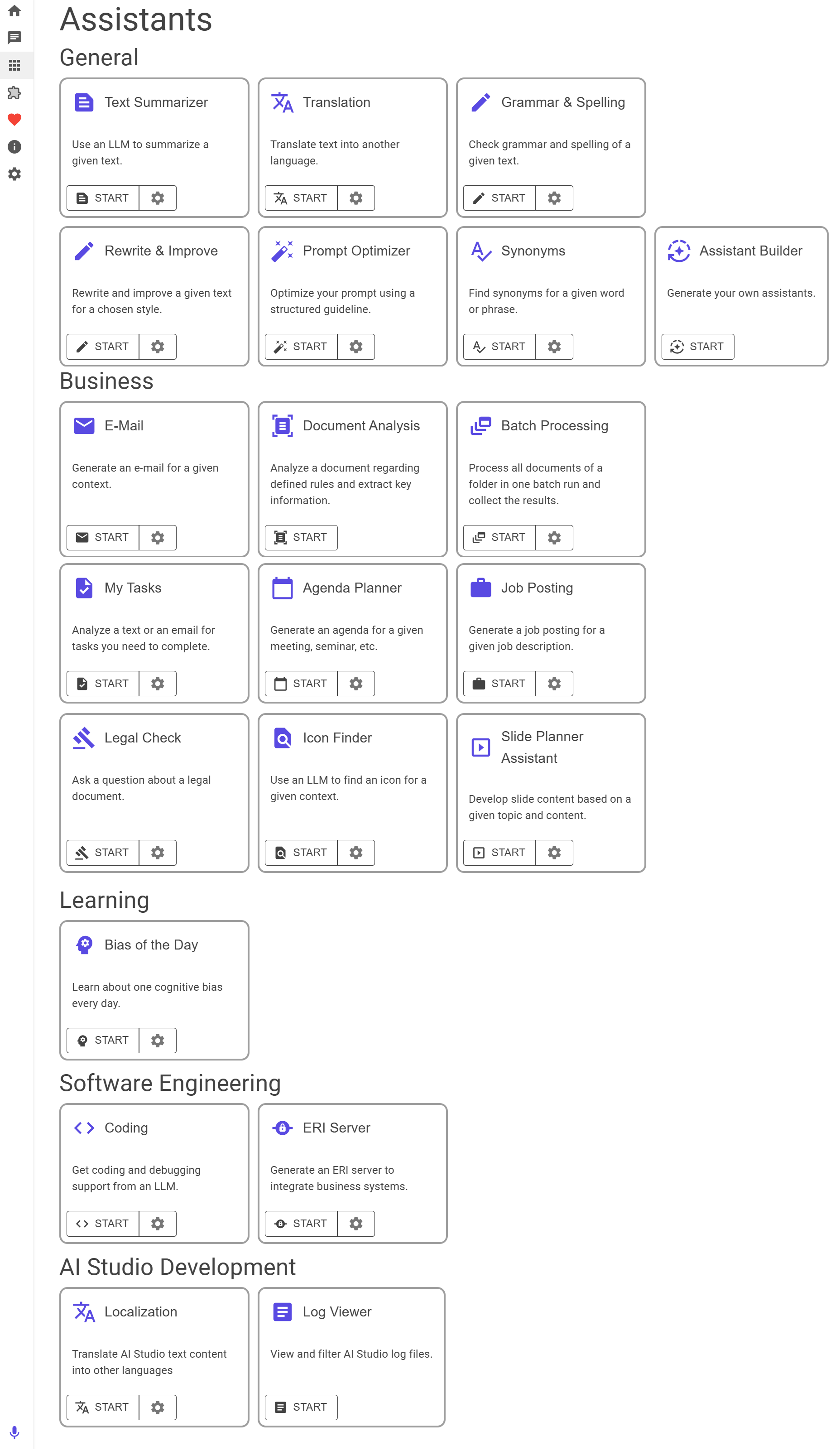 MindWork AI Studio - Assistants